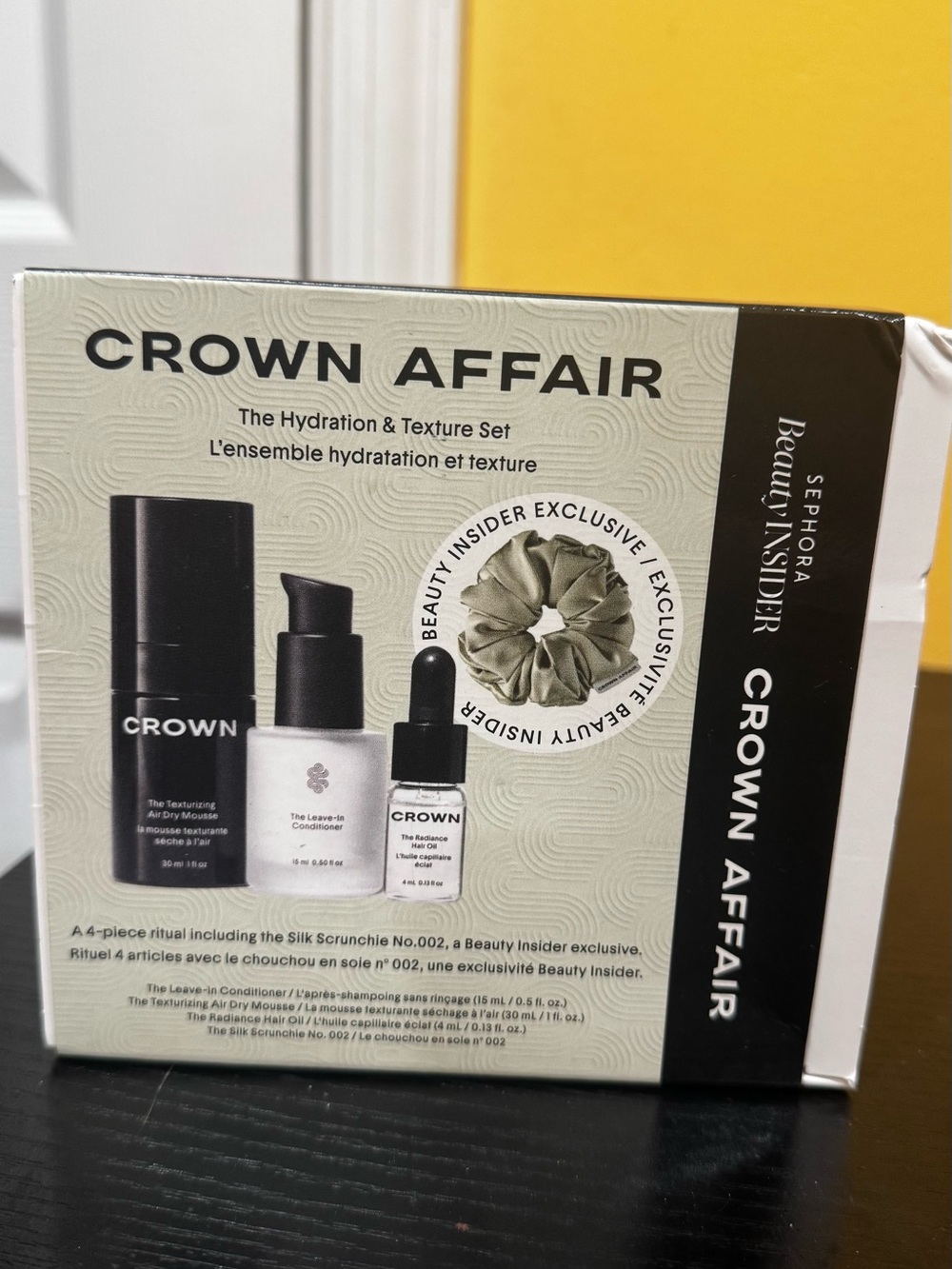 Crown Affair Hydration & Texture Set. Brand new in the box